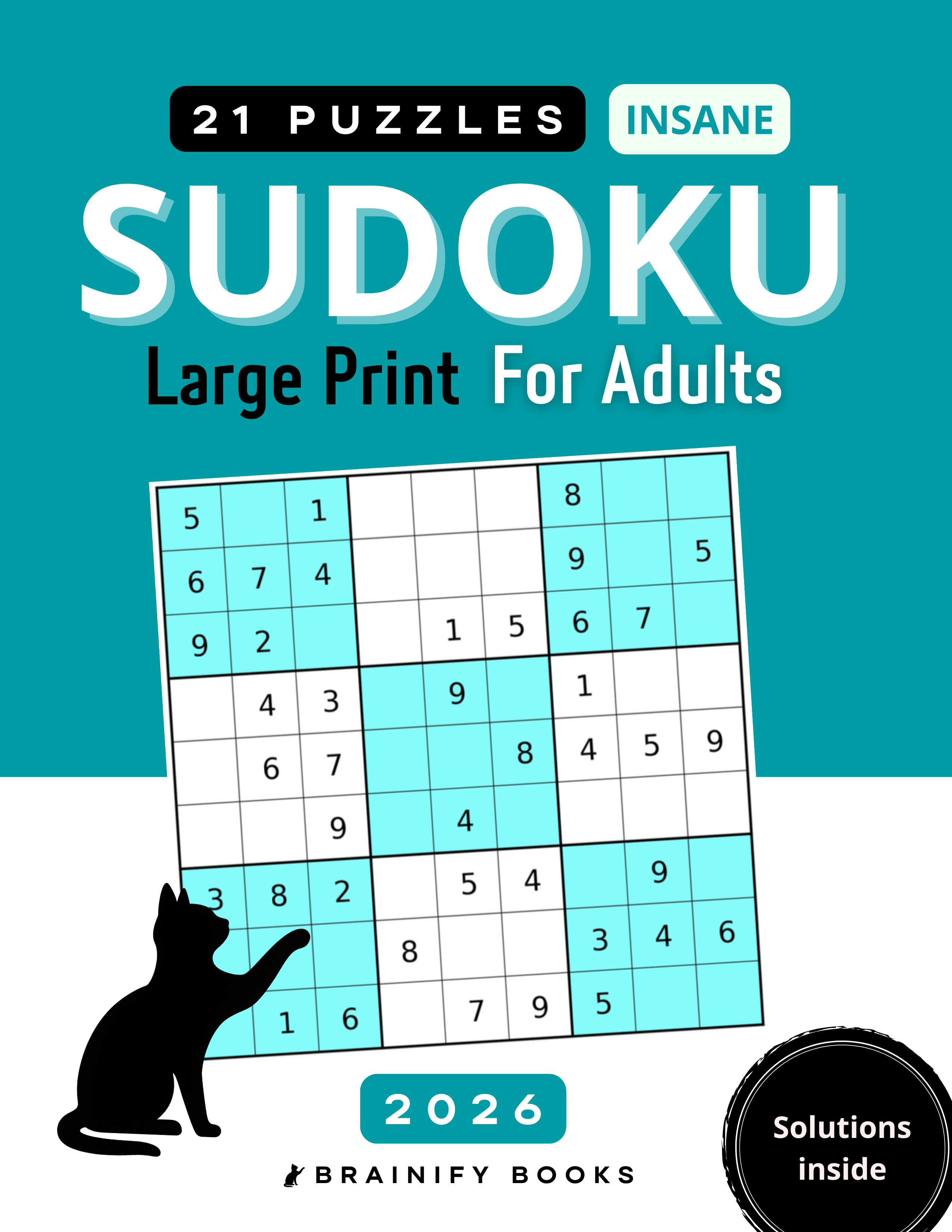 21 Insane Sudoku Large Print Puzzles For Adults 2026