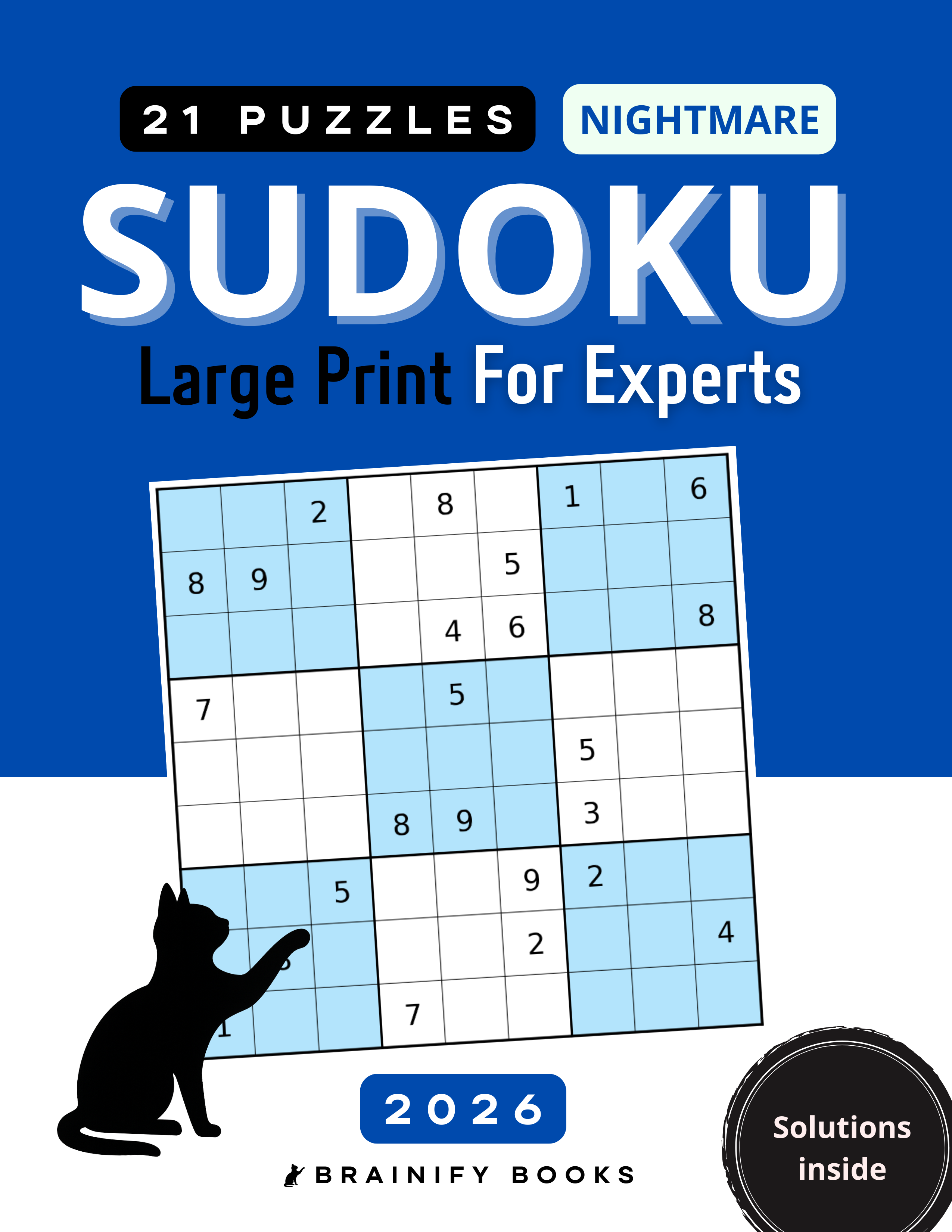 21 Nightmare Sudoku Large Print Puzzles For Adults 2026