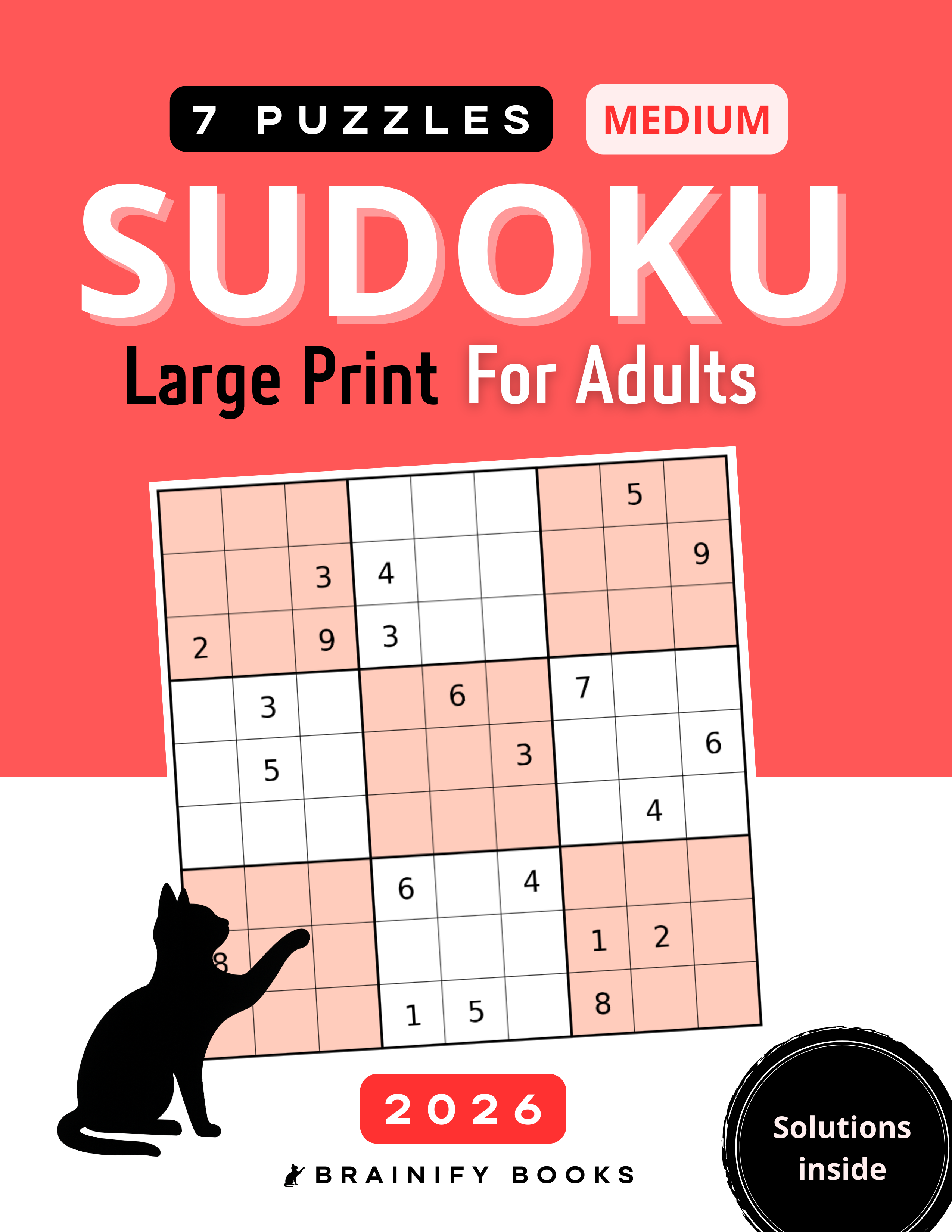 Weekly Medium Sudoku Large Print Relax For Adults 2026